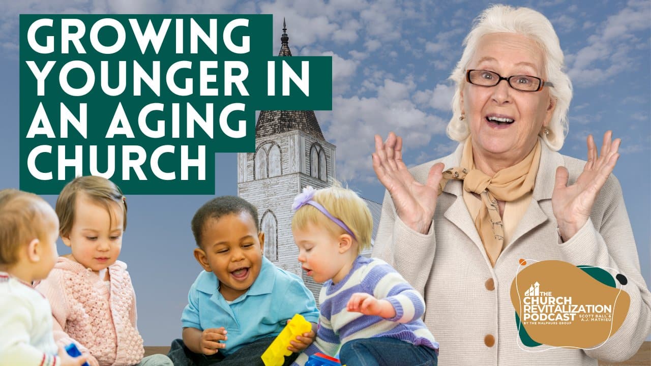 Image of growing younger in an aging church to create a thriving childrens ministr from The Malphurs Group, an organization helping with Church Revitalization, Health, Growth, and Discipleship Resources